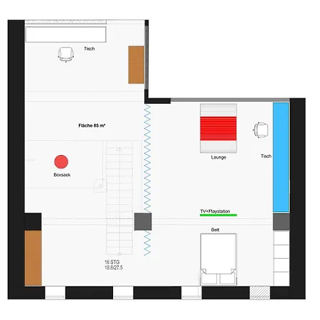 Privatunterkunft Im Loft Mannheim